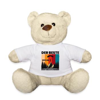 The best way to unwind - Teddy Bear - white - Front