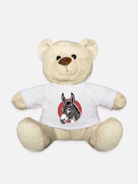 Esel Maultier Pferd Bauernhof Tierhaltung Bauer Niedlich - Teddy - Weiß