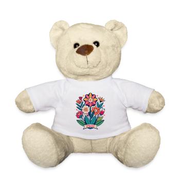 Blumen - Frühling - Blüten - Teddy - Weiß - Vorne