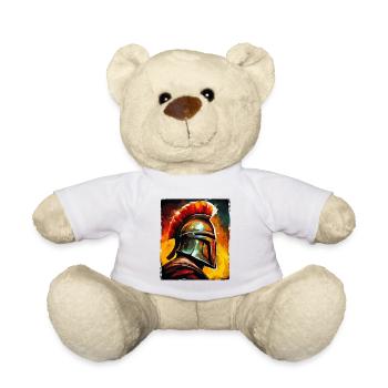 Spartaner Krieger Sparta Helm - Teddy - Weiß - Vorne