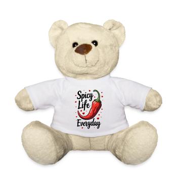 Spicy Life – Chili Vibes pour tous les jours - Nounours - blanc - Devant