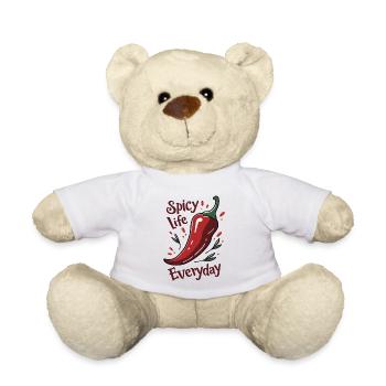 Spicy Life – Chili Vibes pour tous les jours - Nounours - blanc - Devant