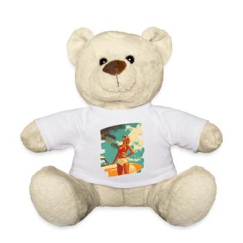 Summer Sun Retro - Teddy Bear - white - Front
