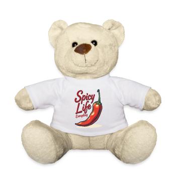 Spicy Life – Chili Vibes pour tous les jours - Nounours - blanc - Devant