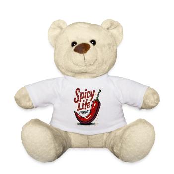 Spicy Life – Chili Vibes pour tous les jours - Nounours - blanc - Devant