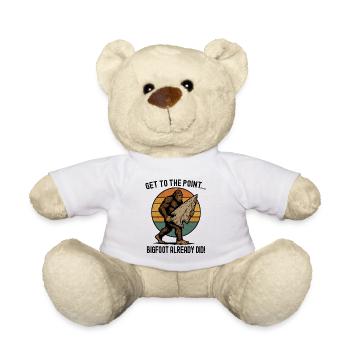 Bigfoot avec pointe de flèche Drôle de chasse à la pointe de flèche - Nounours - blanc - Devant
