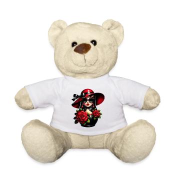 Russian Girl! Matryoshka Russian for Russians - Teddy Bear - white - Front