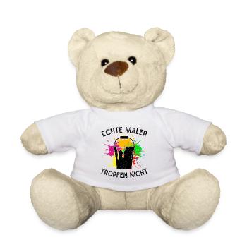 Maler Echte Maler tropfen Nicht Malermeister Idee - Teddy - Weiß - Vorne