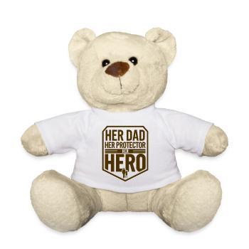 Geschenke Zum Vatertag Für Papa - Teddy - Weiß - Vorne