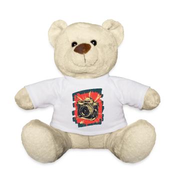 Camera Photo Camera Photographer Female Photographer - Teddy Bear - white - Front