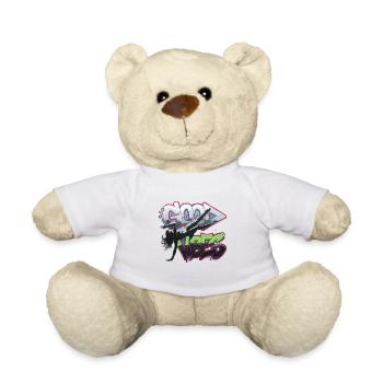 Graffiti Kunst für Tanzliebhab - Teddy - Weiß - Vorne
