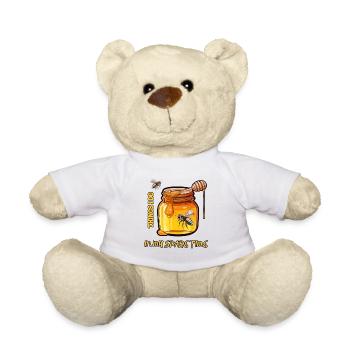 Imker Dinge, die ich in meiner Freizeit mache Lustiges Geschenk - Teddy - Weiß - Vorne