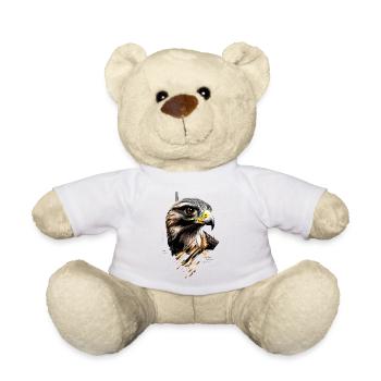 Falke Turmfalke Falkenjagd Wanderfalke Süße Falken - Teddy - Weiß - Vorne