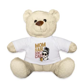 Mom Hair, Don’t Care - Kaffee Edition - Teddy - Weiß - Vorne