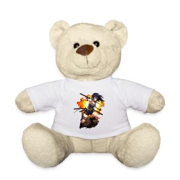 Anime Guerrier Action Shot - Nounours - blanc - Devant