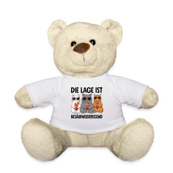 Die Lage Ist Besäufniserregend - Teddy - Weiß - Vorne