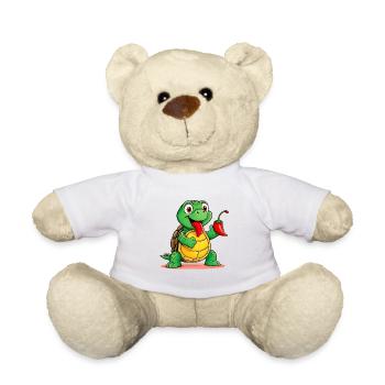 Tortue mangeuse de piment fort - Nounours - blanc - Devant