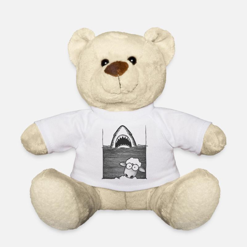 Requin Mouton - Nounours - blanc