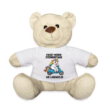 Roller-Einhorn - Teddy - Weiß - Vorne