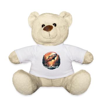 Saumon Saumon - Nounours - blanc - Devant