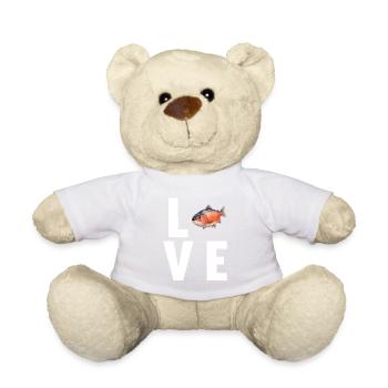 Saumon Saumon - Nounours - blanc - Devant