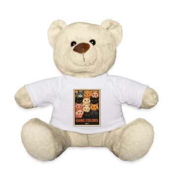 Couleurs du gang - Cats Gang - Nounours - blanc - Devant