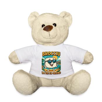 Brocciu La vie en grand - Nounours - blanc - Devant