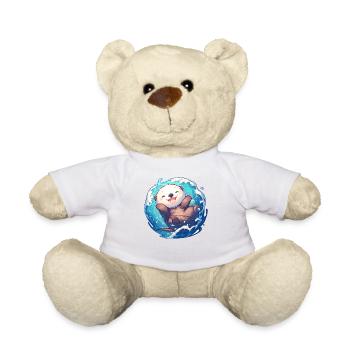 Sea otter - Teddy Bear - white - Front