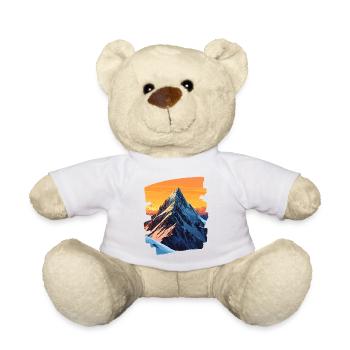 Mountains Climbing Climbers Hiking - Teddy Bear - white - Front