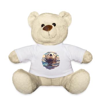 Sea otter - Teddy Bear - white - Front