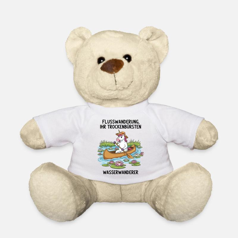 Einhorn Kanufahrt - Teddy - Weiß