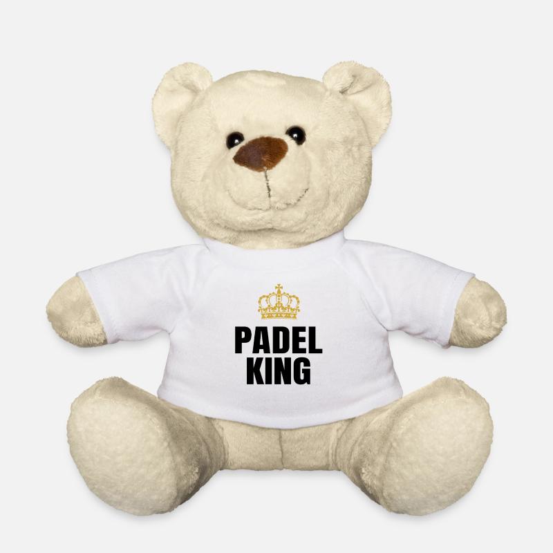 Padel-König - Teddy - Weiß