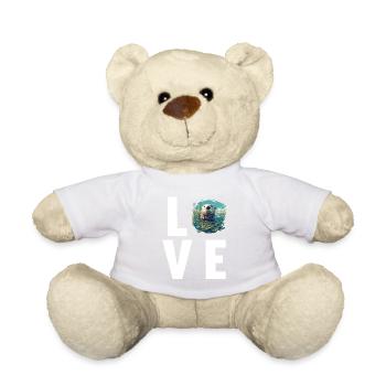 Sea otter - Teddy Bear - white - Front