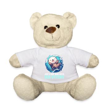 Sea otter - Teddy Bear - white - Front