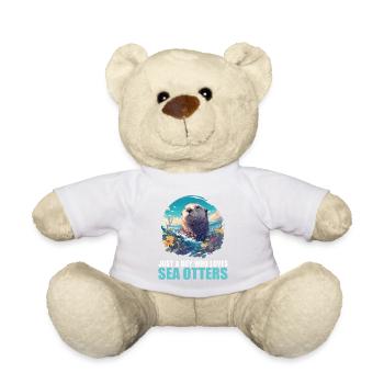 Sea otter - Teddy Bear - white - Front