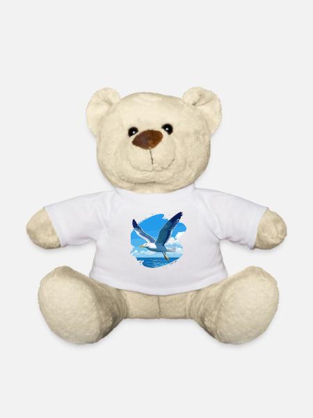 Seagulls Seagull - Teddy Bear - white