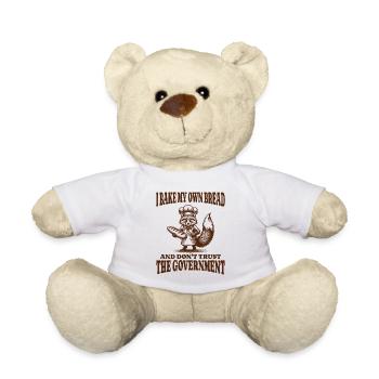Je fais mon propre pain et je ne fais pas confiance au gouvernement - Nounours - blanc - Devant