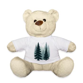 Pins brumeux - Nounours - blanc - Devant