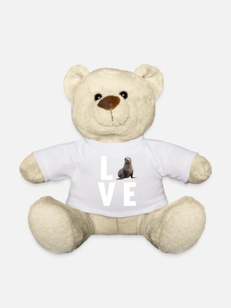 Robben Robbe - Teddy - Weiß