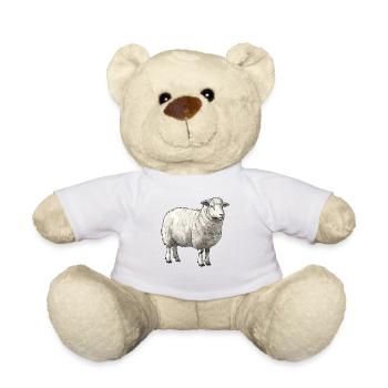 Schafe Schaf - Teddy - Weiß - Vorne