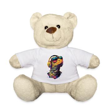 Monitor lizard, reptile, Komodo dragon, banded monitor lizard, lizard - Teddy Bear - white - Front