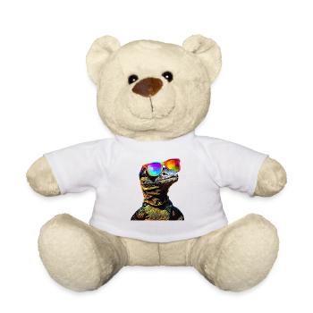 Monitor lizard, reptile, Komodo dragon, banded monitor lizard, lizard - Teddy Bear - white - Front