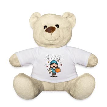 MA CLASSE N’EST PAS LISIBLE - CADEAU DE L’ENSEIGNANT - Nounours - blanc - Devant