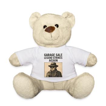 La légende du vide-grenier frappe à nouveau le marché aux puces rétro - Nounours - blanc - Devant