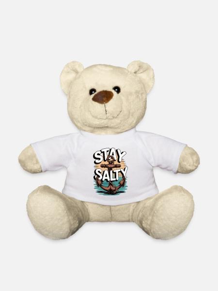Stay Salty Anker-Shirt - Teddy - Weiß
