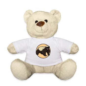 Honey Badger Honigsdachs - Teddy - Weiß - Vorne