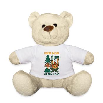 Plus de connaissances, moins de techniques de survie avec transport - Nounours - blanc - Devant