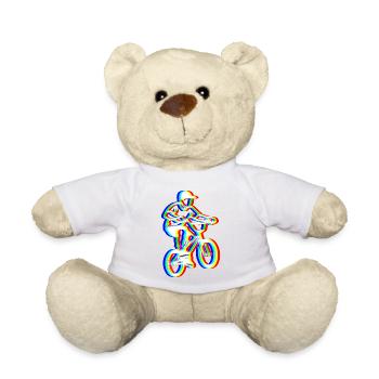 Glitch BMX – Extreme Fahrt - Teddy - Weiß - Vorne