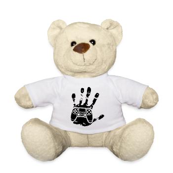 Der Gamer in dir (Schwarz) - Teddy - Weiß - Vorne
