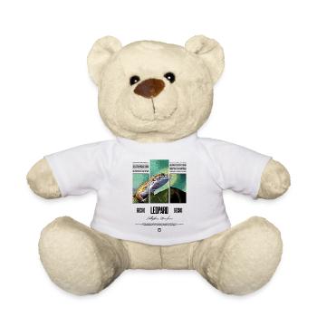 Gecko léopard Gardien de reptiles Streetwear - Nounours - blanc - Devant